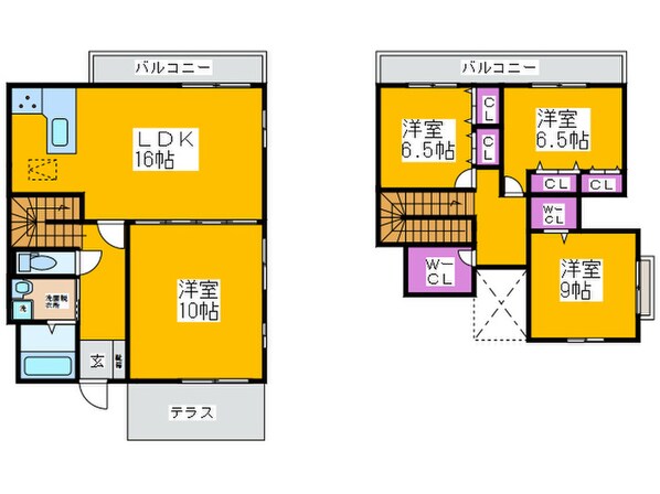 土佐屋台ハイツⅠの物件間取画像